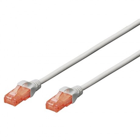 DIGITUS DK-1617-0025  CAT6 U-UTP PATCH KABLO GRİ 0.25 METRE