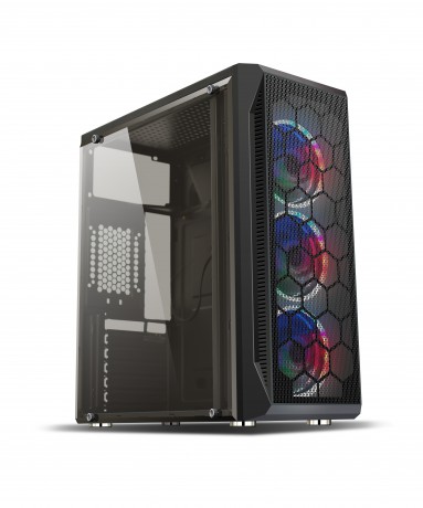 HIPER ZOE GAMING RAINBOW MID ATX KASA 500W