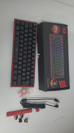 Redragon K617 Fizz RGB Red Switch Kablolu Siyah Compact Gaming (Oyuncu) Klavye (OUTLET)