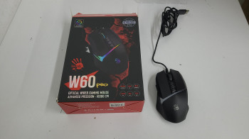 Bloody W60 Pro 16.000 CPI 10 Tuş Optik RGB Siyah Kablolu Gaming (Oyuncu) Mouse (OUTLET)