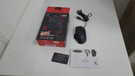 Bloody W95 Max 12.000 CPI 8 Tuş Optik RGB Siyah Kablolu Gaming (Oyuncu) Mouse (OUTLET)