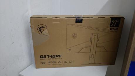 MSI G274QPF 27” 1ms 170Hz 16:9 Adaptive Sync IPS WQHD Rapid Gaming (Oyuncu) Monitör (OUTLET)