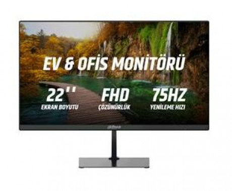 21.5 DAHUA LM22-C200 4MS 75Hz  HDMI VGA 7/24 CCTV MONİTÖR