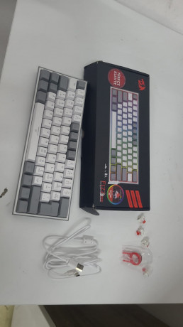 REDRAGON FIZZ RGB WHITE KLAVYE K617-RGB WG(OUTLET)