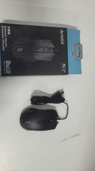 A4 TECH X89 SİYAH-LABİR OPTIK GAMER MOUSE (OUTLET)