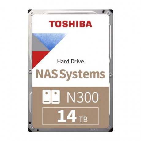 14TB TOSHIBA N300 7200RPM SATA 512MB HDWG51EUZSVA