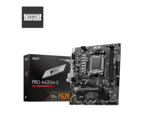 MSI PRO A620M-B AM5 DDR5 6800(OC) HDMI VGA M.2 USB3.2 JARGB V2 mATX